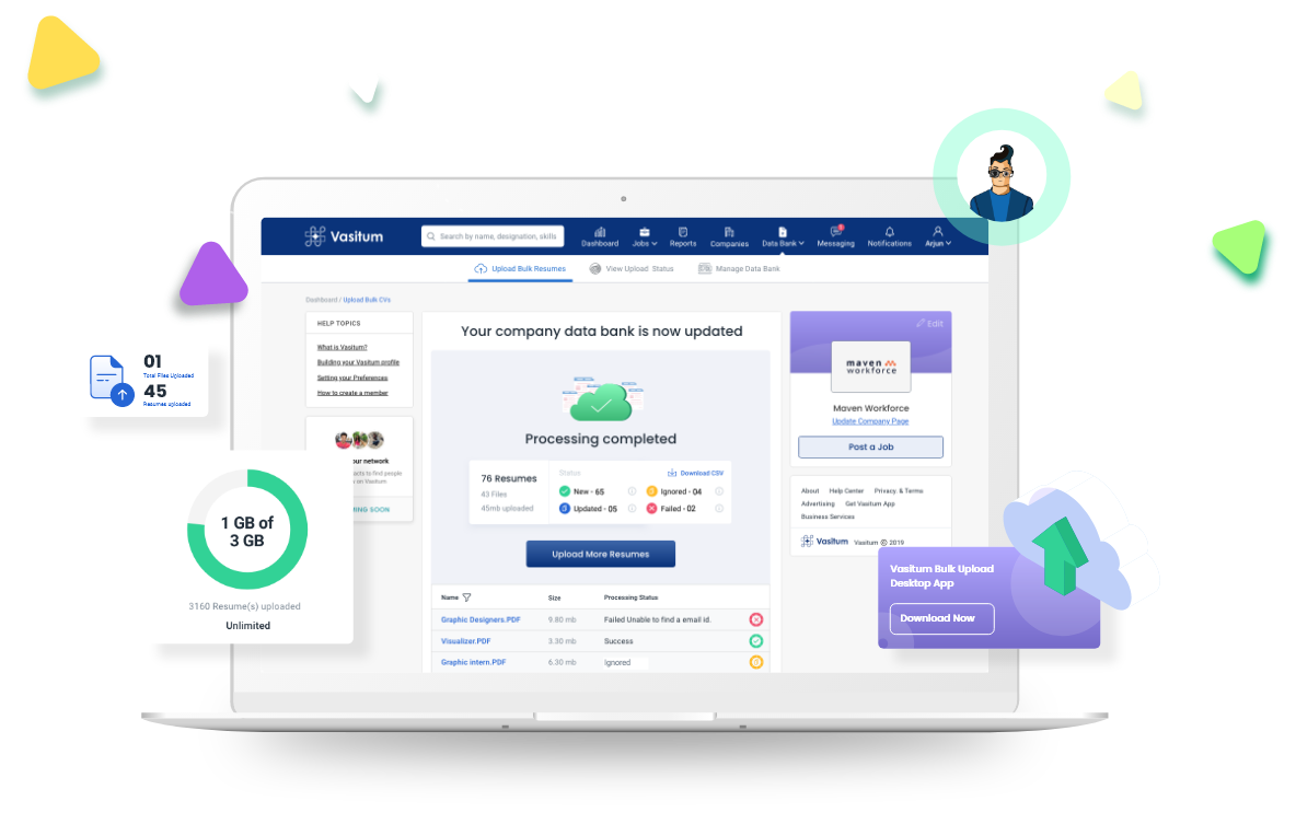 Vasitum Enterprise Dashboard